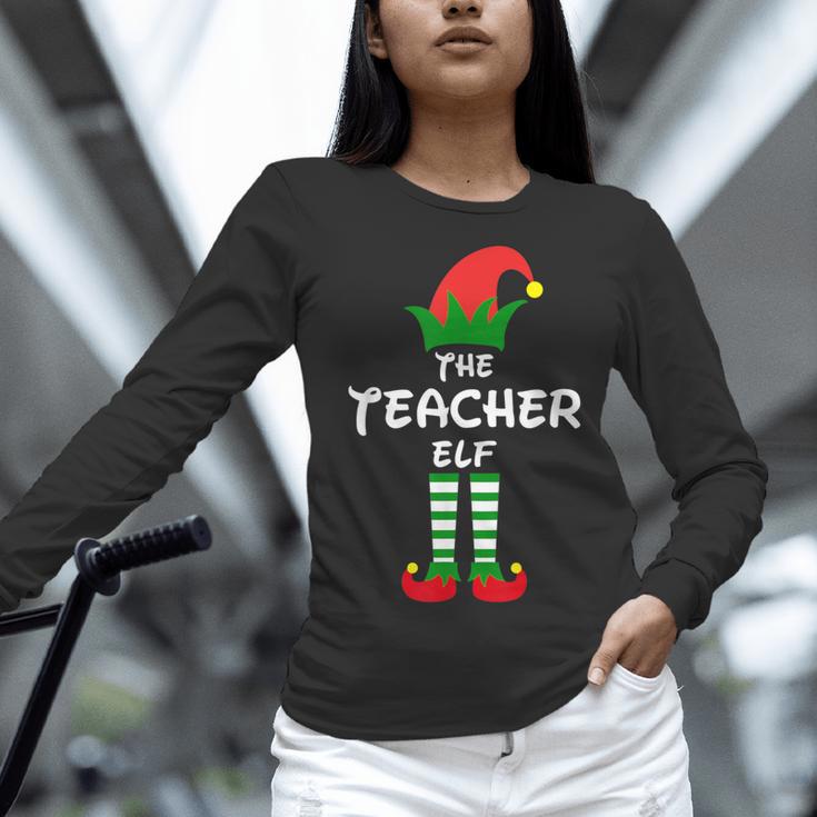 The Teacher Elf Family Matching Group Idea Christmas Women Long Sleeve T-Shirt, gift for family, gift for coworker The Teacher Elf Family Matching Group Idea Christmas Women Long Sleeve T-Shirt, gift for family, gift for coworker