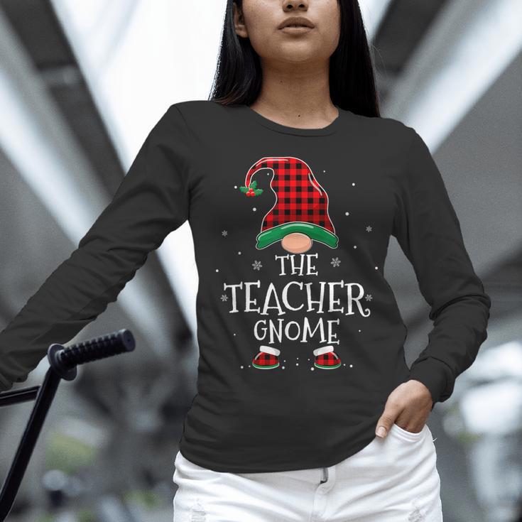 Teacher Gnome Xmas Family Matching Plaid Christmas Gnomes Women Long Sleeve T-Shirt, gift for family, gift for coworker Teacher Gnome Xmas Family Matching Plaid Christmas Gnomes Women Long Sleeve T-Shirt, gift for family, gift for coworker