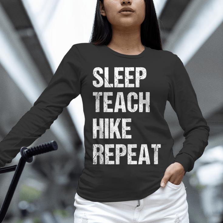 Teacher Hiking Shirt Teaching Hiker T Shirt Women Long Sleeve T-Shirt, gift for family, gift for coworker Teacher Hiking Shirt Teaching Hiker T Shirt Women Long Sleeve T-Shirt, gift for family, gift for coworker