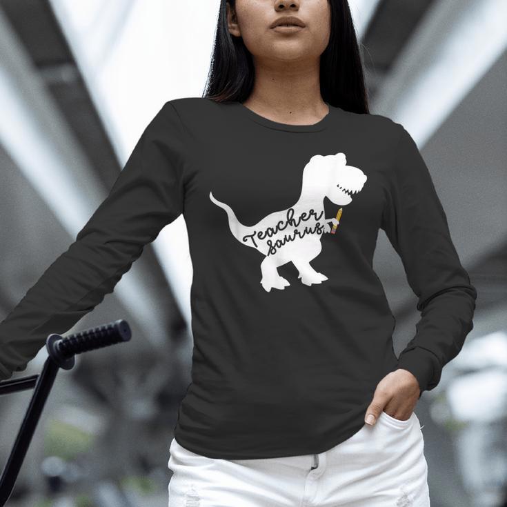 Teacher Saurus T Shirt For Men And Women Women Long Sleeve T-Shirt, gift for family, gift for coworker Teacher Saurus T Shirt For Men And Women Women Long Sleeve T-Shirt, gift for family, gift for coworker