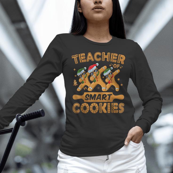Teacher Of Smart Cookies Gingerbread Christmas Teacher Women Long Sleeve T-Shirt, gift for family, gift for coworker Teacher Of Smart Cookies Gingerbread Christmas Teacher Women Long Sleeve T-Shirt, gift for family, gift for coworker