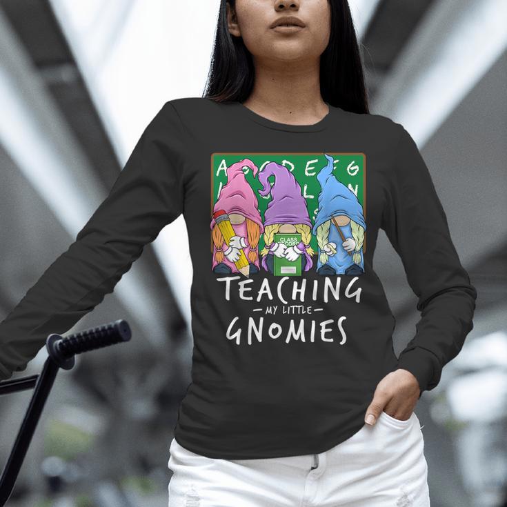 Teaching My Little Gnomies With Gnome For Teacher Women Women Long Sleeve T-Shirt, gift for family, gift for coworker Teaching My Little Gnomies With Gnome For Teacher Women Women Long Sleeve T-Shirt, gift for family, gift for coworker