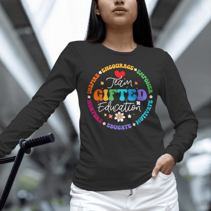 Team Ed Education Teacher Appreciation Back To School Women Long Sleeve T-Shirt, gift for family, gift for coworker