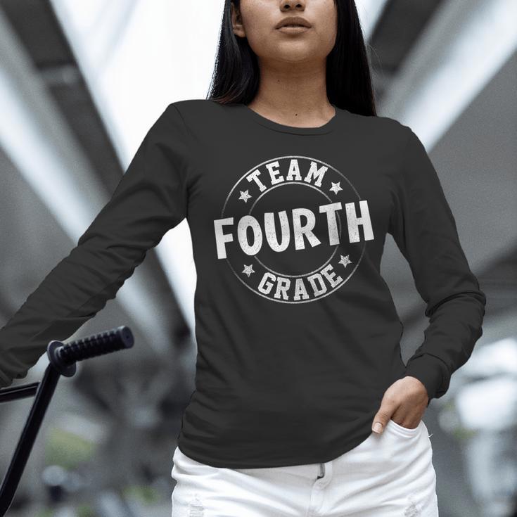 Team Fourth Grade Teacher Student Back To School 4th Grade Women Long Sleeve T-Shirt, 4th Grade Teacher Shirts, gift for family, gift for coworker Team Fourth Grade Teacher Student Back To School 4th Grade Women Long Sleeve T-Shirt, 4th Grade Teacher Shirts, gift for family, gift for coworker