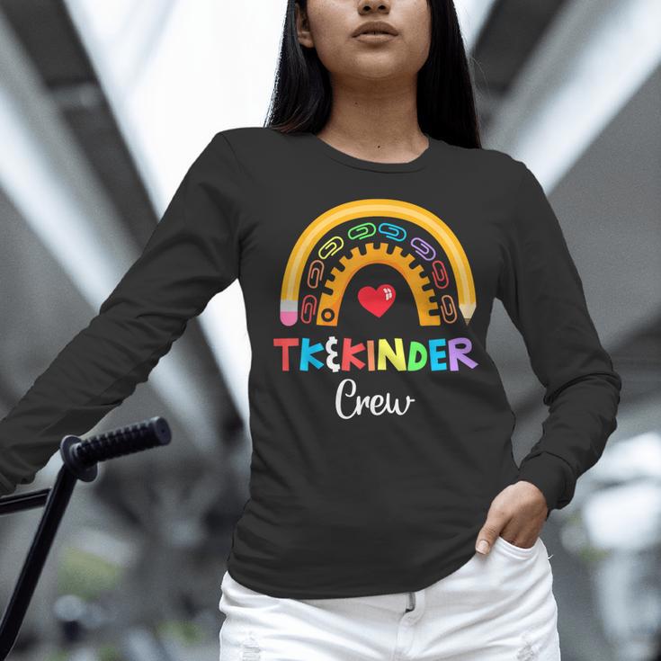 TK And Kinder Crew TK Teacher Transitional Kindergarten PreK Women Long Sleeve T-Shirt, gift for family, gift for coworker TK And Kinder Crew TK Teacher Transitional Kindergarten PreK Women Long Sleeve T-Shirt, gift for family, gift for coworker