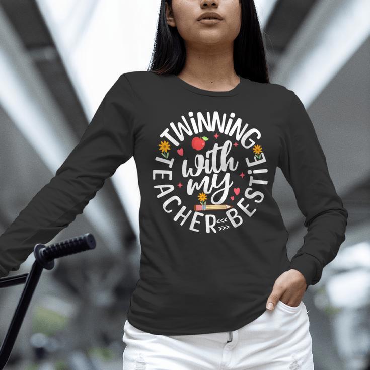 Twin Day For Spirit Week Teacher Bestie Matching Women Long Sleeve T-Shirt, gift for family, gift for coworker Twin Day For Spirit Week Teacher Bestie Matching Women Long Sleeve T-Shirt, gift for family, gift for coworker