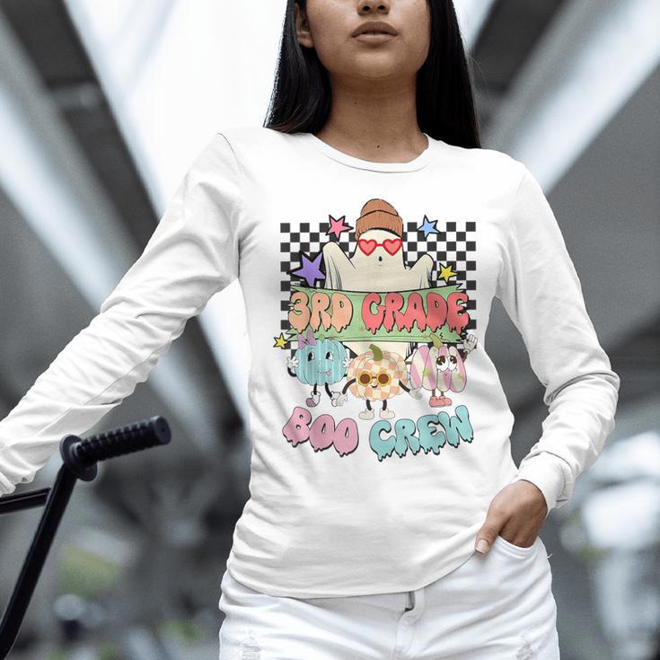 3rd Grade Boo Crew Third Grade Halloween Costume Teacher Kid Women Long Sleeve T-Shirt, gift for family, gift for coworker 3rd Grade Boo Crew Third Grade Halloween Costume Teacher Kid Women Long Sleeve T-Shirt, gift for family, gift for coworker