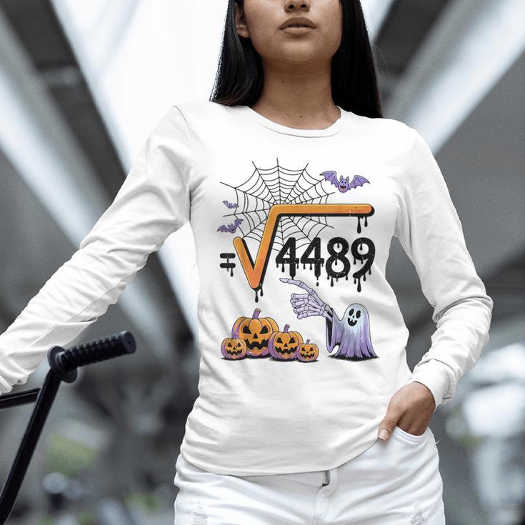 4489 Square Root 67 Math Teacher Halloween Costume Professor Women Long Sleeve T-Shirt, gift for family, gift for coworker 4489 Square Root 67 Math Teacher Halloween Costume Professor Women Long Sleeve T-Shirt, gift for family, gift for coworker