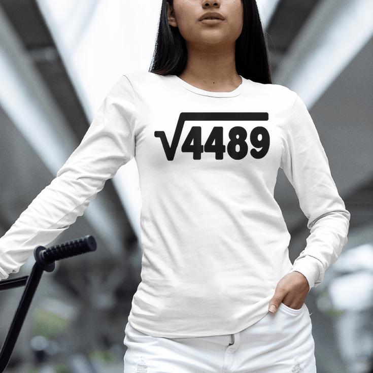67 Meme Square Root 4489 Six Seven Slang Math Teacher Women Long Sleeve T-Shirt, gift for family, gift for coworker