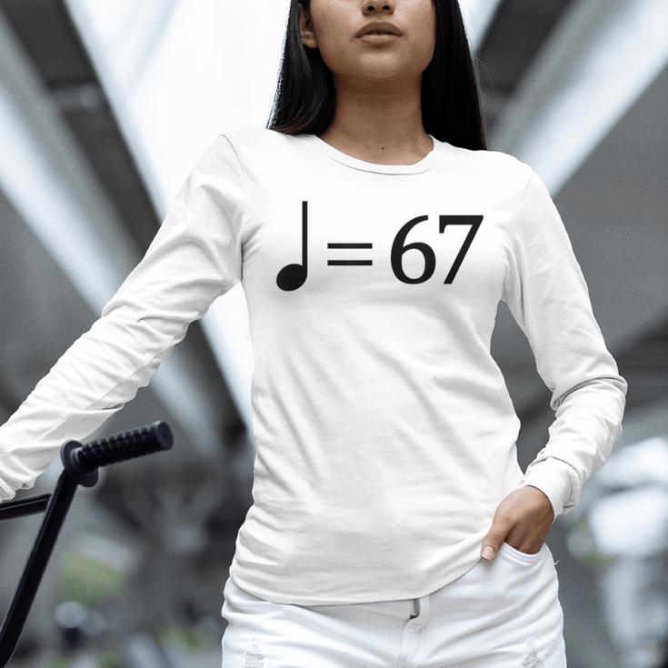 67 Music Meme Slang Musician Kids Music Teacher Women Long Sleeve T-Shirt, gift for family, gift for coworker 67 Music Meme Slang Musician Kids Music Teacher Women Long Sleeve T-Shirt, gift for family, gift for coworker