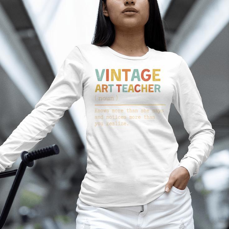 Art Teacher Definition Back To School First Day Women Long Sleeve T-Shirt, gift for family, gift for coworker Art Teacher Definition Back To School First Day Women Long Sleeve T-Shirt, gift for family, gift for coworker