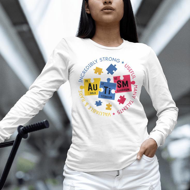 Autism Awareness Shirt Periodic Puzzle Science Teacher Men Women Kids Women Long Sleeve T-Shirt, Science Teacher Shirts, gift for family, gift for coworker Autism Awareness Shirt Periodic Puzzle Science Teacher Men Women Kids Women Long Sleeve T-Shirt, Science Teacher Shirts, gift for family, gift for coworker