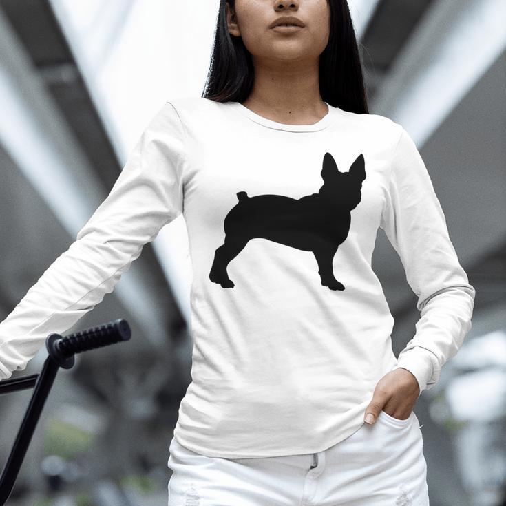 Boston Terrier Women Long Sleeve T-Shirt, gift for family, gift for coworker