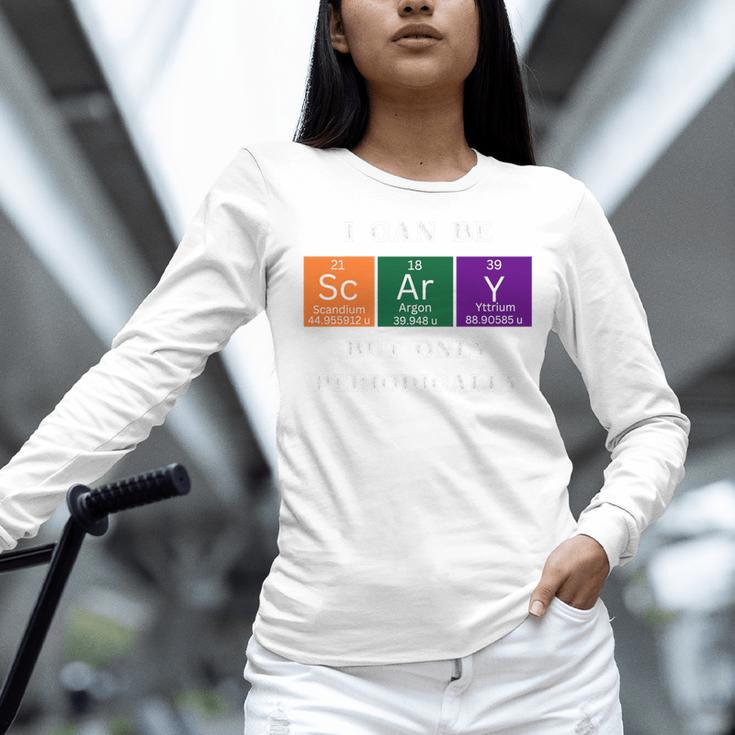 Chemisty Science Teacher Periodic Table Halloween Women Long Sleeve T-Shirt, Science Teacher Shirts, gift for family, gift for coworker