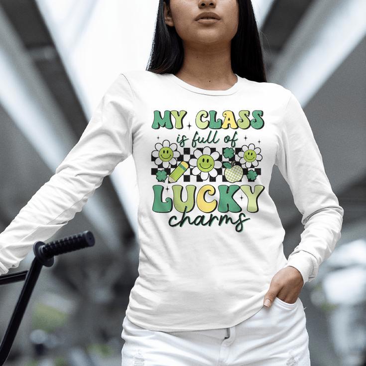 My Class Is Full Of Lucky Charms St Patricks Day Teacher Women Long Sleeve T-Shirt, gift for family, gift for coworker My Class Is Full Of Lucky Charms St Patricks Day Teacher Women Long Sleeve T-Shirt, gift for family, gift for coworker