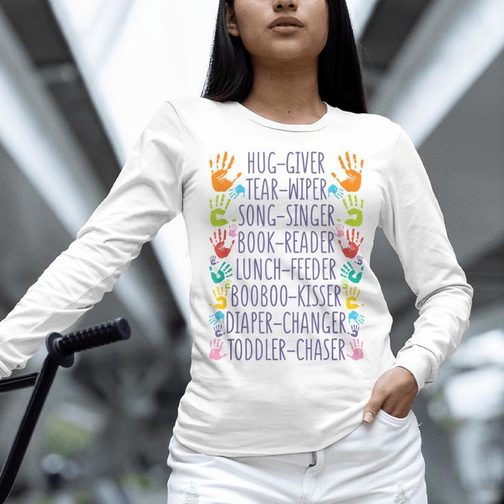 Daycare Provider Daycare Teacher Childcare Provider Women Long Sleeve T-Shirt, gift for family, gift for coworker Daycare Provider Daycare Teacher Childcare Provider Women Long Sleeve T-Shirt, gift for family, gift for coworker