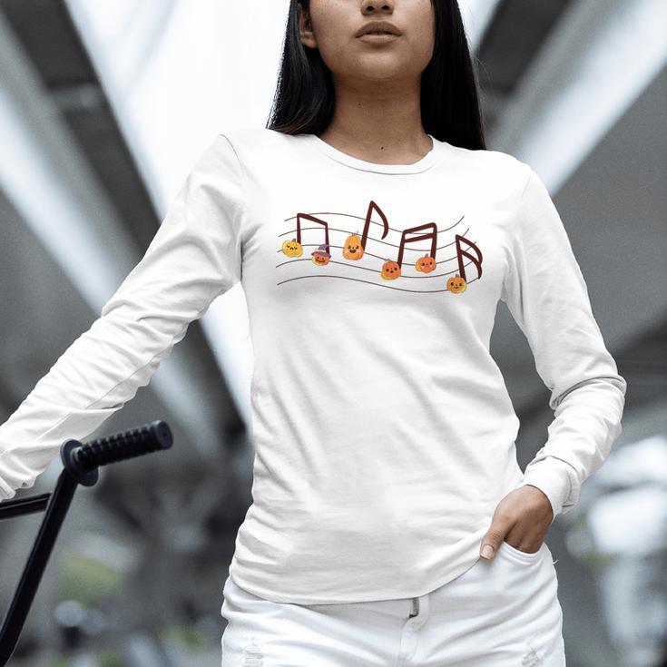 Fall Music Teacher Halloween Pumpkin Music Note Fall Teacher Women Long Sleeve T-Shirt, gift for family, gift for coworker Fall Music Teacher Halloween Pumpkin Music Note Fall Teacher Women Long Sleeve T-Shirt, gift for family, gift for coworker