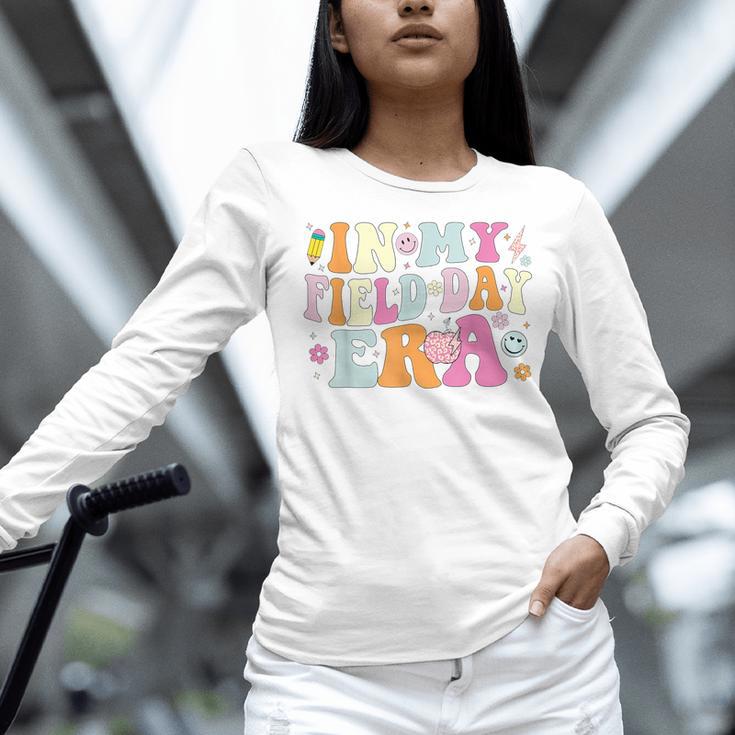 In My Field Day Era Teacher Kids Cute Groovy Field Day Women Long Sleeve T-Shirt, Groovy Teacher Shirts, gift for family, gift for coworker In My Field Day Era Teacher Kids Cute Groovy Field Day Women Long Sleeve T-Shirt, Groovy Teacher Shirts, gift for family, gift for coworker