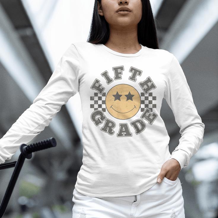 Fifth Grade Teacher First Day Of 5th Grade Back To School Women Long Sleeve T-Shirt, First Grade Teacher Shirts, gift for family, gift for coworker Fifth Grade Teacher First Day Of 5th Grade Back To School Women Long Sleeve T-Shirt, First Grade Teacher Shirts, gift for family, gift for coworker