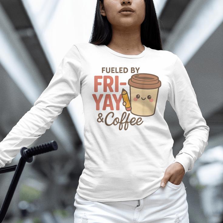 Friyay Teacher Coffee Friday School Cute Fri Yay Women Long Sleeve T-Shirt, gift for family, gift for coworker Friyay Teacher Coffee Friday School Cute Fri Yay Women Long Sleeve T-Shirt, gift for family, gift for coworker
