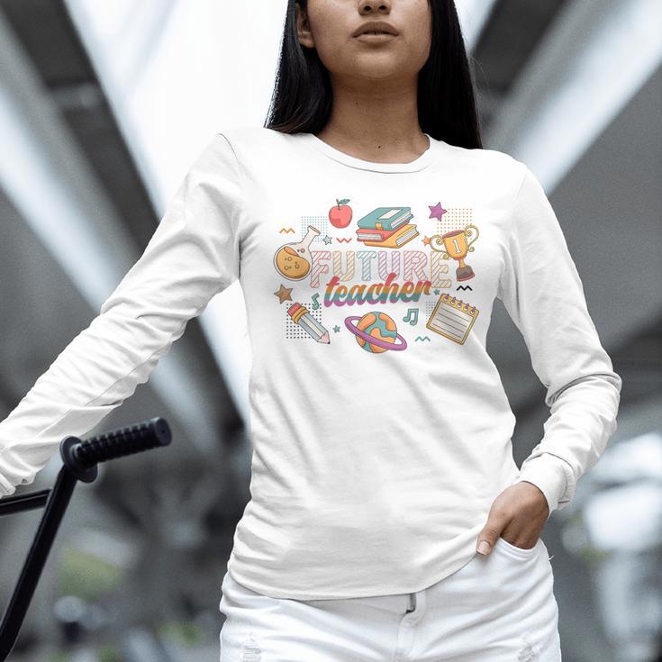 Future Teacher Costume For Kids Women Long Sleeve T-Shirt, Future Teacher Shirts, gift for family, gift for coworker Future Teacher Costume For Kids Women Long Sleeve T-Shirt, Future Teacher Shirts, gift for family, gift for coworker