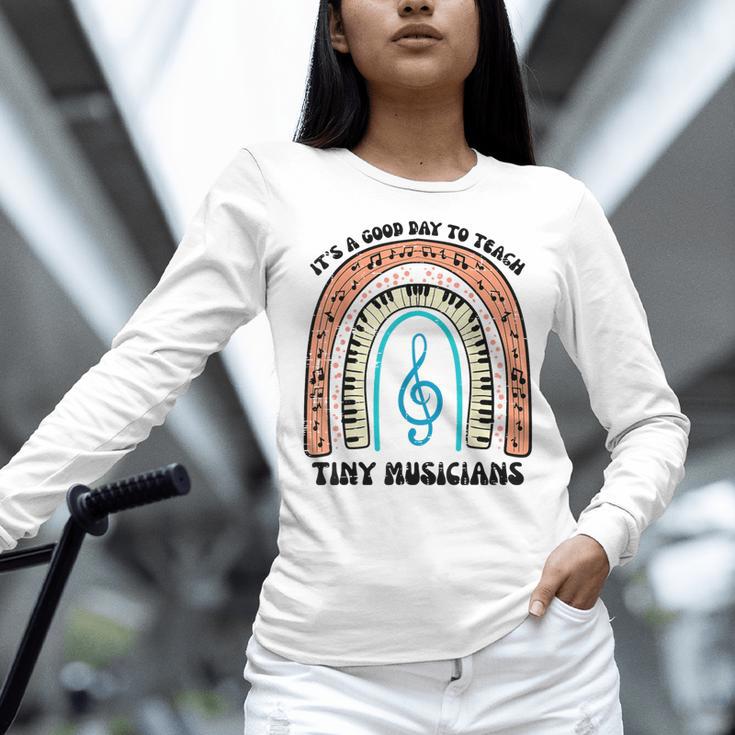 Good Day To Teach Tiny Musicians Piano Music Teacher Women Women Long Sleeve T-Shirt, gift for family, gift for coworker Good Day To Teach Tiny Musicians Piano Music Teacher Women Women Long Sleeve T-Shirt, gift for family, gift for coworker