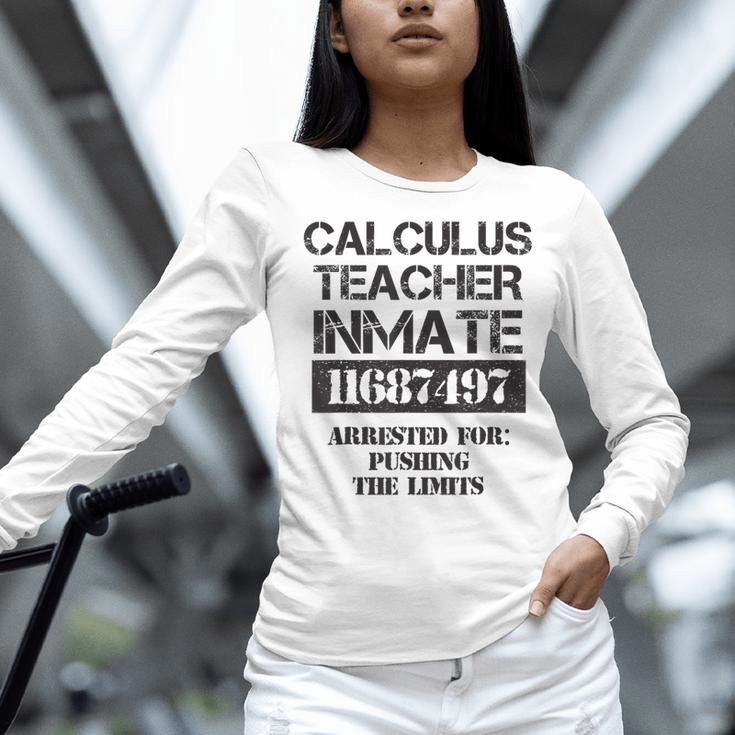 Halloween Calculus Teacher Prisoner Costume Women Long Sleeve T-Shirt, gift for family, gift for coworker Halloween Calculus Teacher Prisoner Costume Women Long Sleeve T-Shirt, gift for family, gift for coworker
