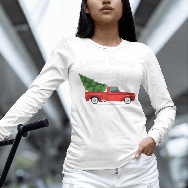 Jolliest Bunch Of Teachers This Side Of The Hallway Women Long Sleeve T-Shirt, gift for family, gift for coworker