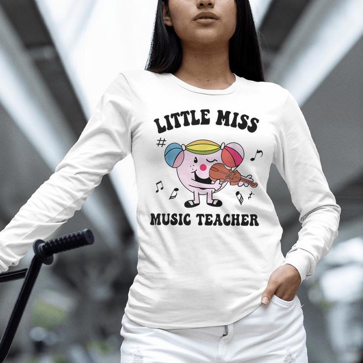 Little Miss Music Teacher Music Teacher Team Women Long Sleeve T-Shirt, gift for family, gift for coworker Little Miss Music Teacher Music Teacher Team Women Long Sleeve T-Shirt, gift for family, gift for coworker