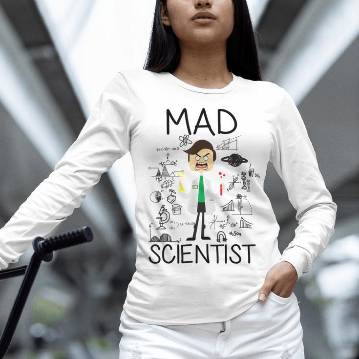Mad Scientist Shirt Kids Boys Youth Science Teacher Women Long Sleeve T-Shirt, Science Teacher Shirts, gift for family, gift for coworker