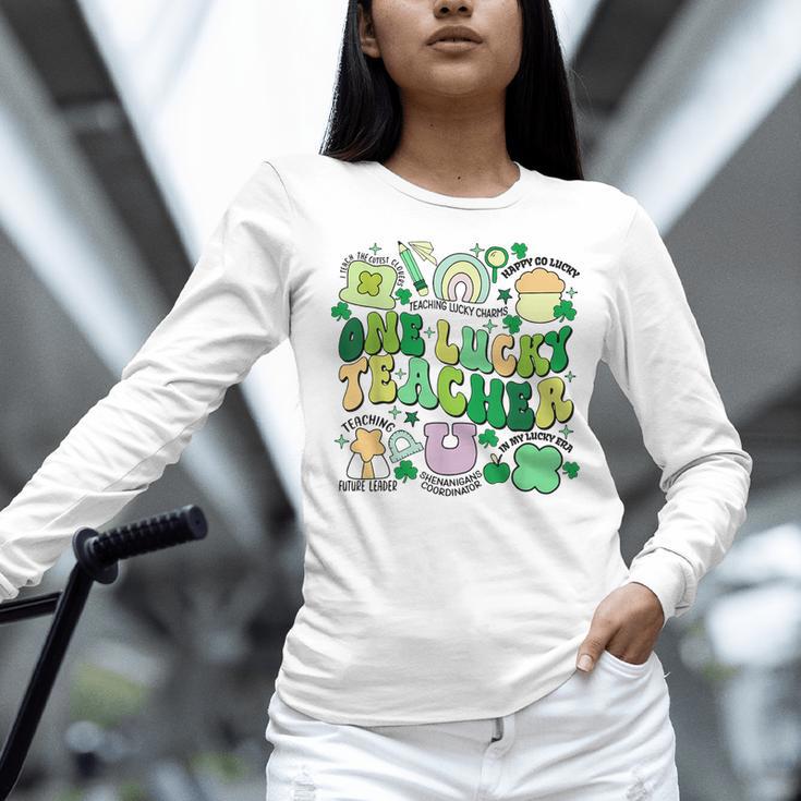 One Lucky Teacher St Patrick's Day Irish Teacher Lucky Era Women Long Sleeve T-Shirt, gift for family, gift for coworker One Lucky Teacher St Patrick's Day Irish Teacher Lucky Era Women Long Sleeve T-Shirt, gift for family, gift for coworker