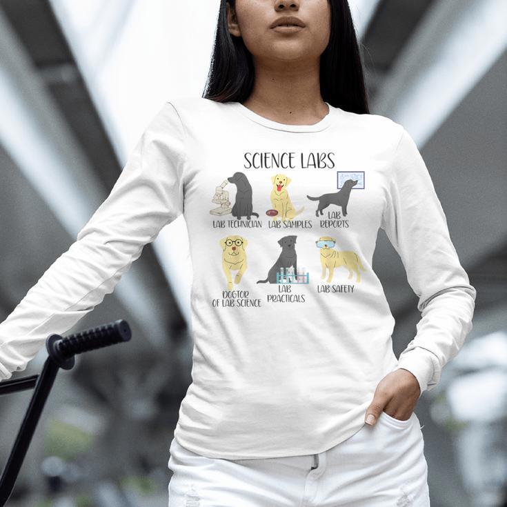 Science Labs Dogs Labrador Retriever Science Teacher Women Long Sleeve T-Shirt, Science Teacher Shirts, gift for family, gift for coworker Science Labs Dogs Labrador Retriever Science Teacher Women Long Sleeve T-Shirt, Science Teacher Shirts, gift for family, gift for coworker