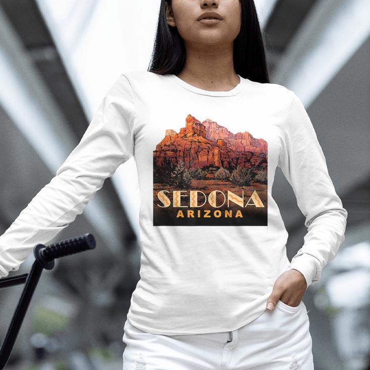Sedona s Sedona Arizona Shirts T-Shirt Women Long Sleeve T-Shirt, gift for family, gift for coworker