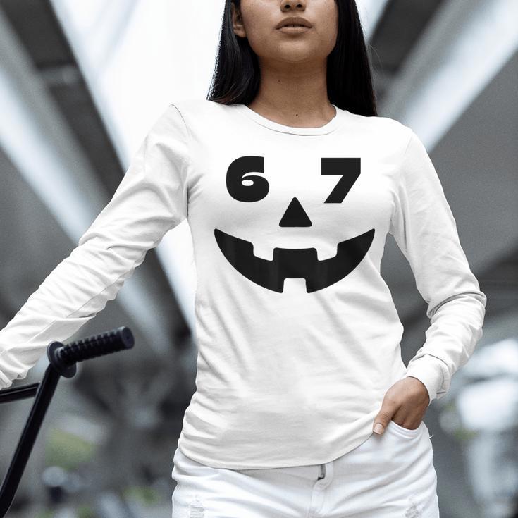 Six Seven Halloween Costume For Students Teachers 6 7 Women Long Sleeve T-Shirt, gift for family, gift for coworker Six Seven Halloween Costume For Students Teachers 6 7 Women Long Sleeve T-Shirt, gift for family, gift for coworker