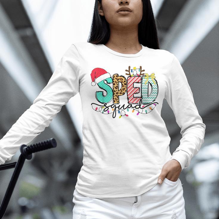 SPED Squad Special Education Teacher Autism Christmas Women Women Long Sleeve T-Shirt, gift for family, gift for coworker SPED Squad Special Education Teacher Autism Christmas Women Women Long Sleeve T-Shirt, gift for family, gift for coworker