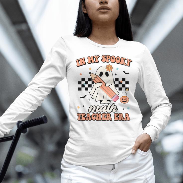 In My Spooky Math Teacher Era Groovy Retro Halloween Costume For Men Women Women Long Sleeve T-Shirt, Groovy Teacher Shirts, gift for family, gift for coworker In My Spooky Math Teacher Era Groovy Retro Halloween Costume For Men Women Women Long Sleeve T-Shirt, Groovy Teacher Shirts, gift for family, gift for coworker