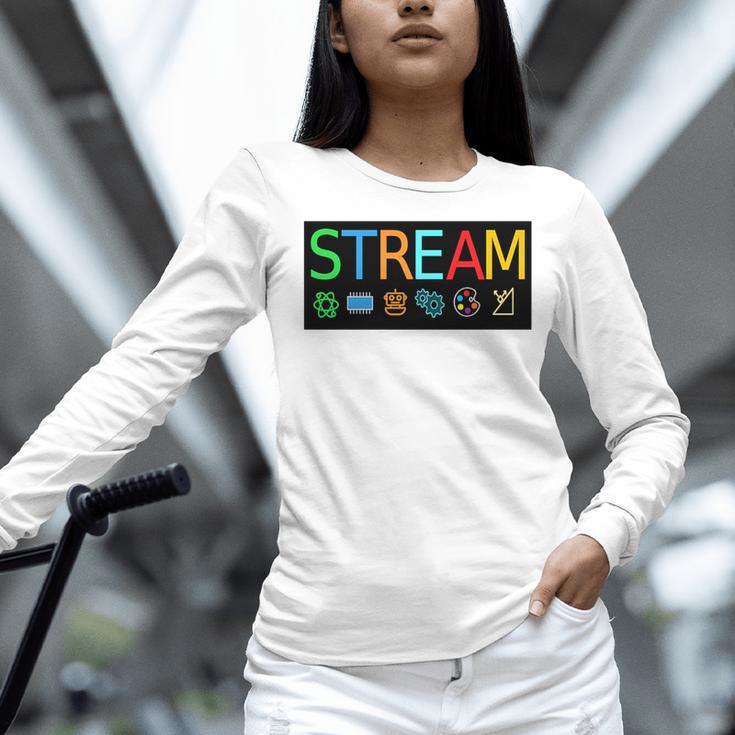 Stream Technology Robotics Shirt For Teachers And Students Premium Tri-Blend Women Long Sleeve T-Shirt, gift for family, gift for coworker Stream Technology Robotics Shirt For Teachers And Students Premium Tri-Blend Women Long Sleeve T-Shirt, gift for family, gift for coworker