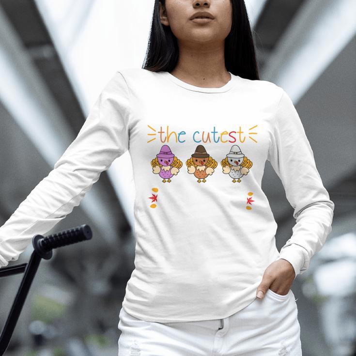 I Teach The Cutest Turkeys School Teachers Thanksgiving Women Long Sleeve T-Shirt, gift for family, gift for coworker I Teach The Cutest Turkeys School Teachers Thanksgiving Women Long Sleeve T-Shirt, gift for family, gift for coworker