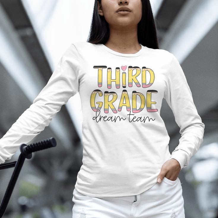 Third Grade Dream Team 3rd Grade Teacher Back To School Kids Women Long Sleeve T-Shirt, gift for family, gift for coworker Third Grade Dream Team 3rd Grade Teacher Back To School Kids Women Long Sleeve T-Shirt, gift for family, gift for coworker