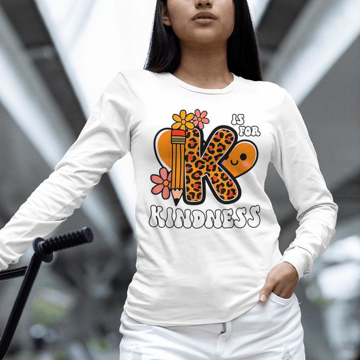 Unity Day Shirt Kindness Orange Teacher Kids Be Kind Women Long Sleeve T-Shirt, gift for family, gift for coworker