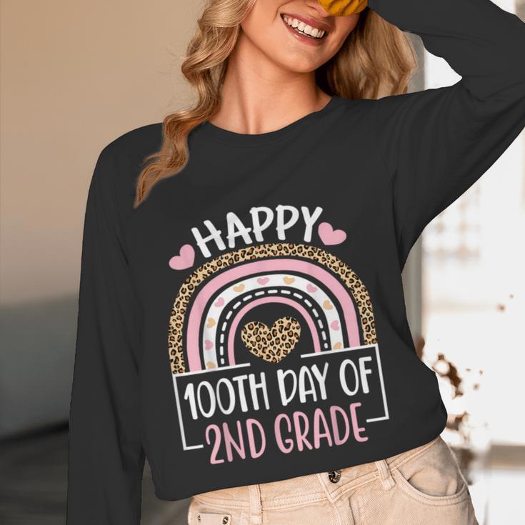100th Day Of 2nd Grade 100 Days Of School Teacher Women Long Sleeve T-Shirt, novelty gifts, funny gifts 100th Day Of 2nd Grade 100 Days Of School Teacher Women Long Sleeve T-Shirt, novelty gifts, funny gifts