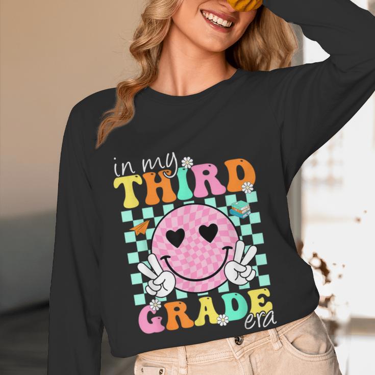 In My 3rd Grade Era Back To School Smile Face Teacher Kid Women Long Sleeve T-Shirt, novelty gifts, funny gifts In My 3rd Grade Era Back To School Smile Face Teacher Kid Women Long Sleeve T-Shirt, novelty gifts, funny gifts