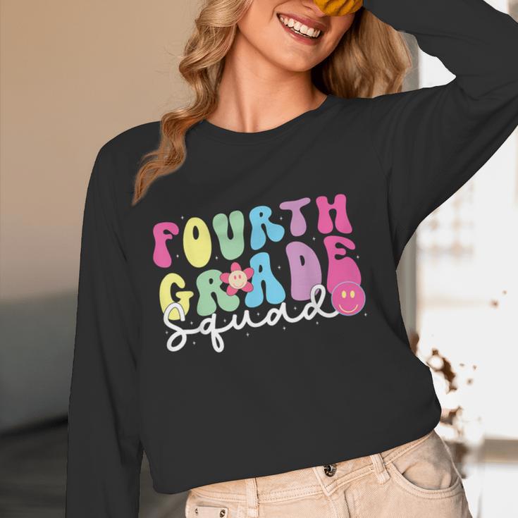 4th Grade Squad Fourth Teacher Student Team Back To School Women Long Sleeve T-Shirt, novelty gifts, funny gifts 4th Grade Squad Fourth Teacher Student Team Back To School Women Long Sleeve T-Shirt, novelty gifts, funny gifts