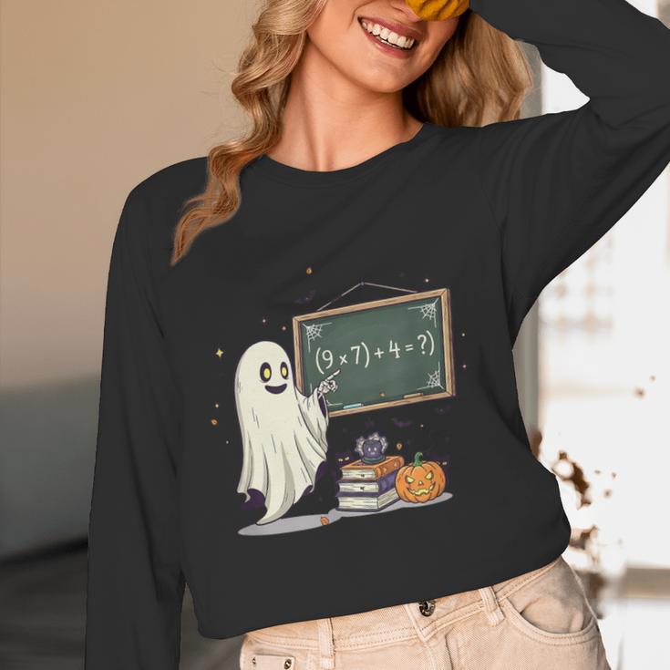 67 Teacher Halloween Ghost Six Seven Meme Math Joke Women Long Sleeve T-Shirt, novelty gifts, funny gifts 67 Teacher Halloween Ghost Six Seven Meme Math Joke Women Long Sleeve T-Shirt, novelty gifts, funny gifts
