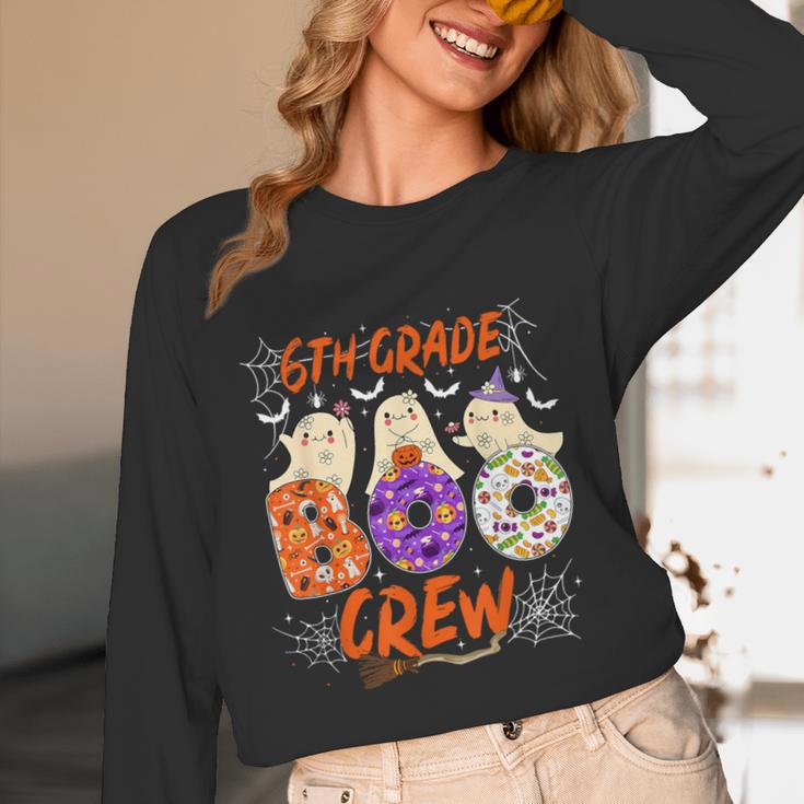 6th Grade Boo Crew Sixth Grade Halloween Teacher Kid Women Long Sleeve T-Shirt, novelty gifts, funny gifts 6th Grade Boo Crew Sixth Grade Halloween Teacher Kid Women Long Sleeve T-Shirt, novelty gifts, funny gifts