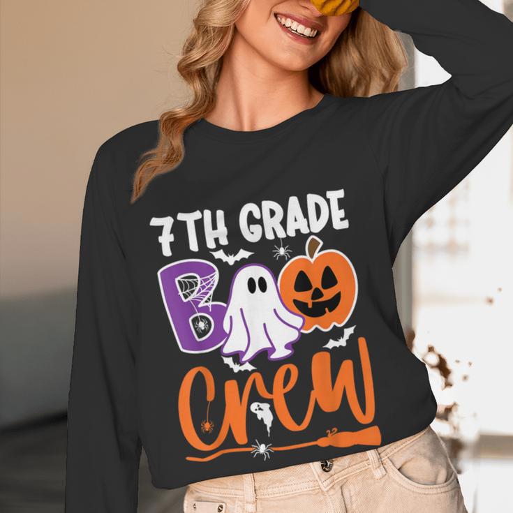 7th Grade Boo Crew Teacher Student Halloween Costume Women Long Sleeve T-Shirt, novelty gifts, funny gifts 7th Grade Boo Crew Teacher Student Halloween Costume Women Long Sleeve T-Shirt, novelty gifts, funny gifts