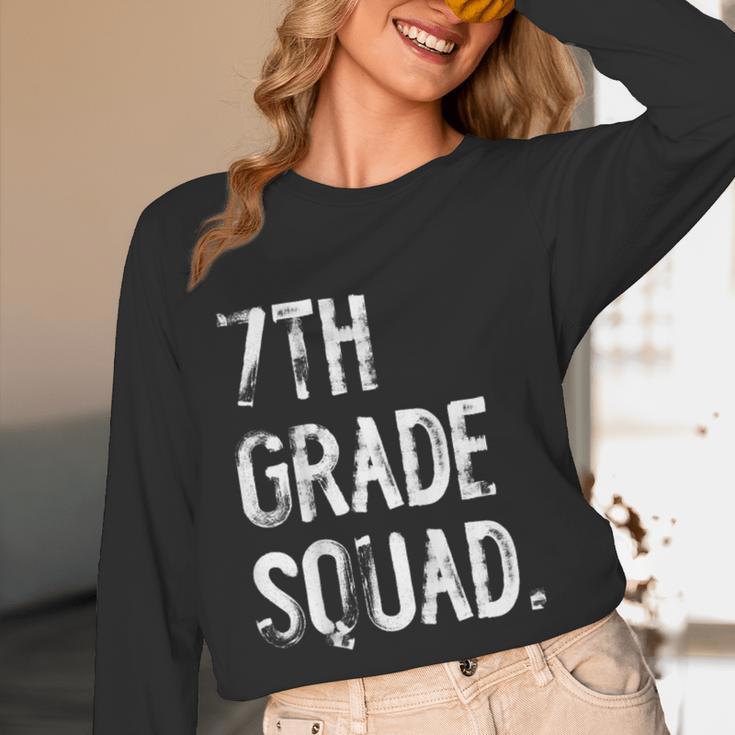 7th Grade Squad Back To School Student Teacher Women Long Sleeve T-Shirt, novelty gifts, funny gifts 7th Grade Squad Back To School Student Teacher Women Long Sleeve T-Shirt, novelty gifts, funny gifts