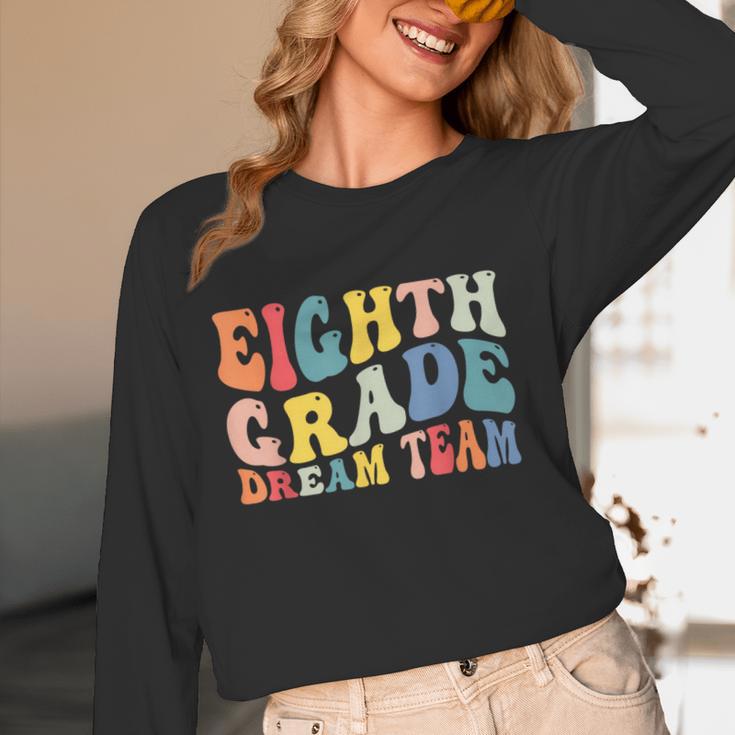 8th Grade Dream Team Teachers Boys Kids Retro Back To School Women Long Sleeve T-Shirt, novelty gifts, funny gifts 8th Grade Dream Team Teachers Boys Kids Retro Back To School Women Long Sleeve T-Shirt, novelty gifts, funny gifts