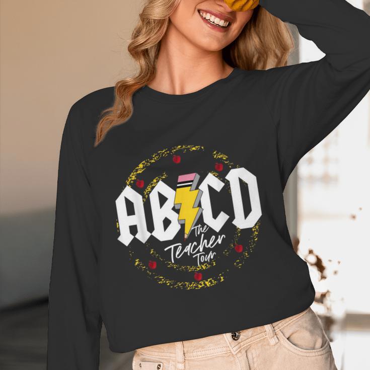 ABCD The Teacher Tour Last Day Of School Rockin' Teacher Women Long Sleeve T-Shirt, novelty gifts, funny gifts ABCD The Teacher Tour Last Day Of School Rockin' Teacher Women Long Sleeve T-Shirt, novelty gifts, funny gifts