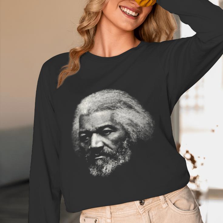 American History Frederick Douglass Teacher Women Long Sleeve T-Shirt, novelty gifts, funny gifts American History Frederick Douglass Teacher Women Long Sleeve T-Shirt, novelty gifts, funny gifts